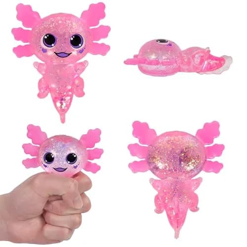 Puffwize Axolotl Squishy Toy Squeeze Stress Relief Fidget Sensory Toy for Kids Adults | Non-Toxic BPA-Free thumbnail 7