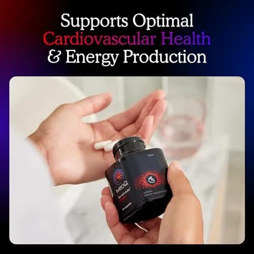 MitoQ +Heart Advanced CoQ10 Magnesium Heart Support 180 Caps | Supports Vascular & Cellular Energy thumbnail 3