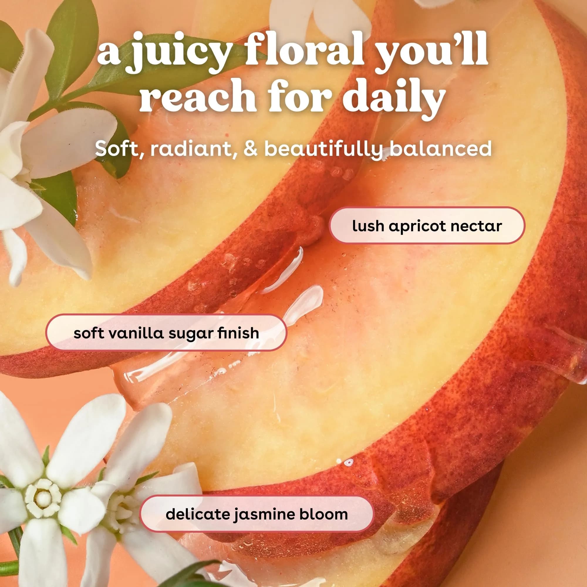 eos Jasmine Peach Body Wash, Mist & Lotion Set | Hydrating Skin Care Layering - view 2