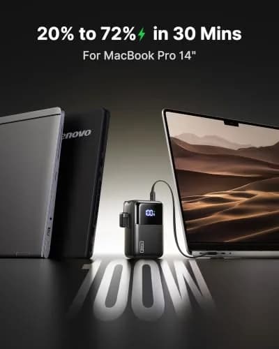 INIU Power Bank 25000mAh 100W | Travel-Ready Fast Charging Battery Pack thumbnail 4