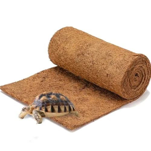 Hamiledyi Natural Coconut Fiber Reptile Carpet Roll 30cm x 3m (0.2-0.4cm Thick) | Breathable, Washable, DIY Substrate for Bearded Dragon, Tortoise, Lizard Habitats thumbnail 1