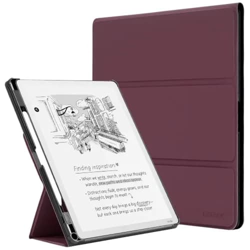 CoBak Case for 11" Kindle Scribe 3rd Gen 2025 Colorsoft | PU Leather Folio with Pen Holder & Auto Sleep Wake thumbnail 1