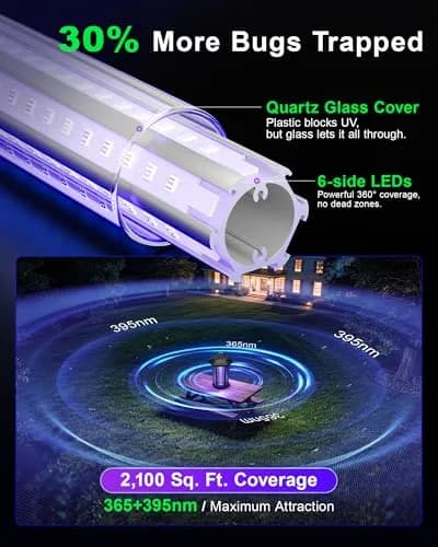 WowCatch LED Bug Zapper Outdoor 4200V Weatherproof IPX4 | Effective Mosquito & Fly Control thumbnail 3