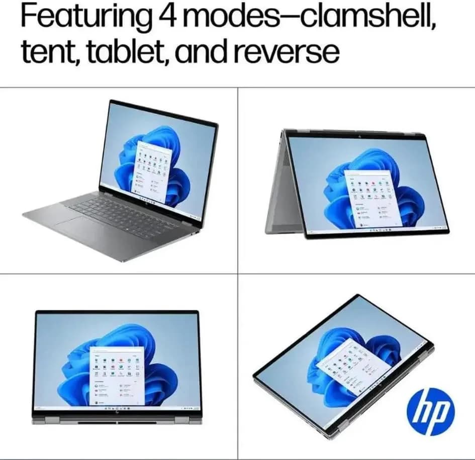 HP OmniBook X Flip 16" WUXGA Touchscreen Laptop | AMD Ryzen 5 220 | 8GB DDR5 | 512GB SSD thumbnail 9