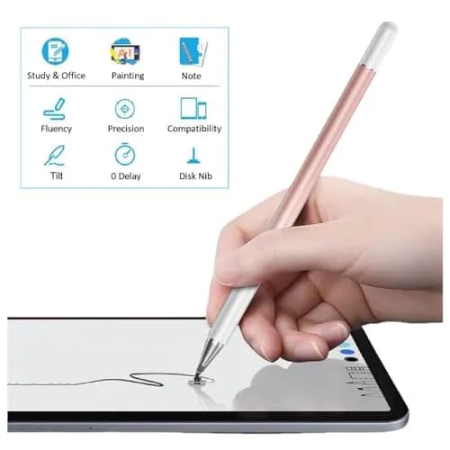 RKItE Pink Stylus Pen for Samsung Galaxy Tab A9+/A8/A7/A7 Lite & All Touch Devices | High Sensitivity & Precision thumbnail 3