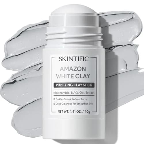 SKINTIFIC Amazonian White Clay Mask Stick 40g (1.41 oz) | Deep Pore Cleansing for Oily Skin thumbnail 1