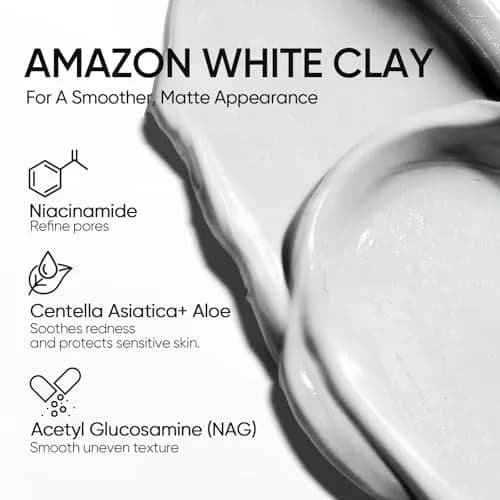 SKINTIFIC Amazonian White Clay Mask Stick 40g (1.41 oz) | Deep Pore Cleansing for Oily Skin thumbnail 5