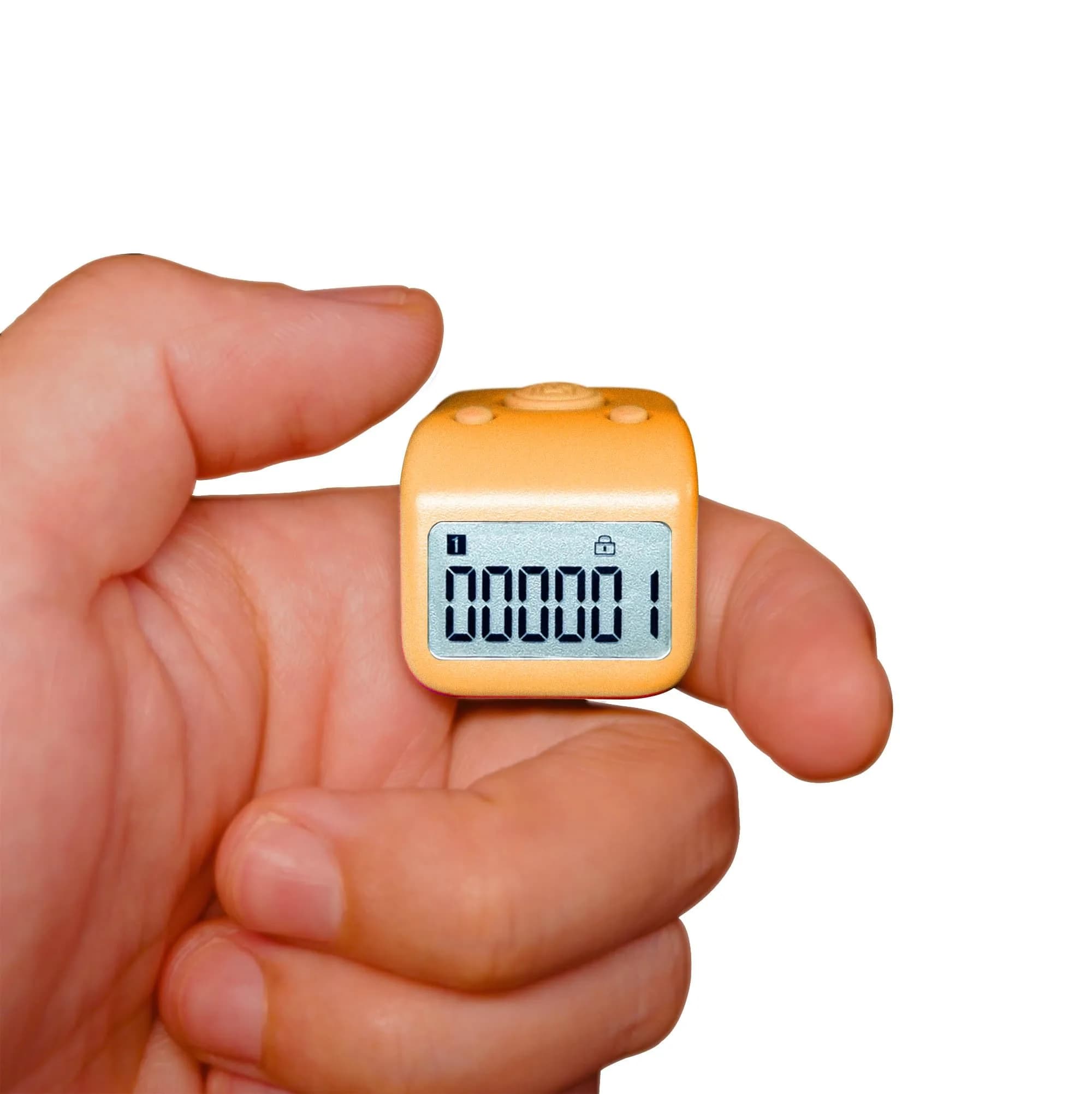 Arvakr Rechargeable Silent Finger Counter 6 Channels Digital Tasbih Tally Clicker with LED | Counts up to 999,999 per channel