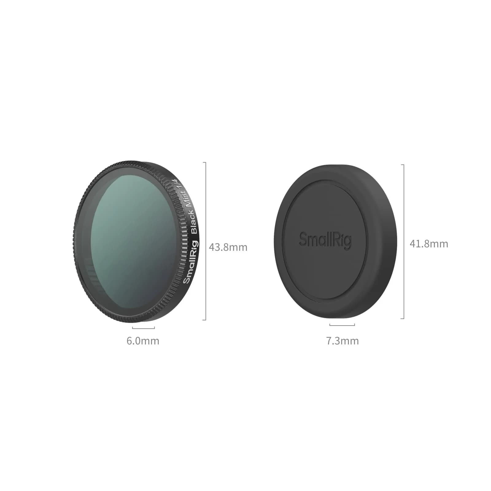 SmallRig 43.86mm Black Mist Filter for DJI Osmo Action 6 | 1/4 Diffusion Effect, Multi-Coated Optical Glass - view 7