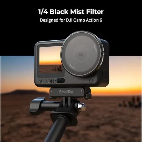 SmallRig 43.86mm Black Mist Filter for DJI Osmo Action 6 | 1/4 Diffusion Effect, Multi-Coated Optical Glass thumbnail 2