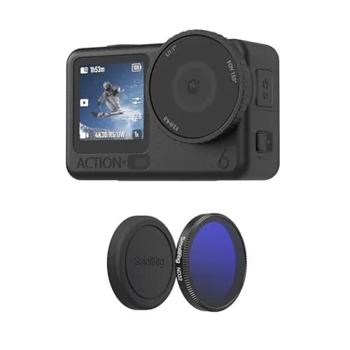 SmallRig ND32 Filter for DJI Osmo Action 6 43mm (1.7in) | Snap-On Neutral Density Filter with Lens Cover thumbnail 1
