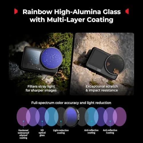 SmallRig ND32 Filter for DJI Osmo Action 6 43mm (1.7in) | Snap-On Neutral Density Filter with Lens Cover thumbnail 2