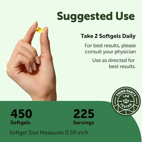 Micro Ingredients Oil of Oregano Softgels with Black Seed Oil 450 Count | 2-in-1 Herbal Oil Complex for Daily Wellness thumbnail 3