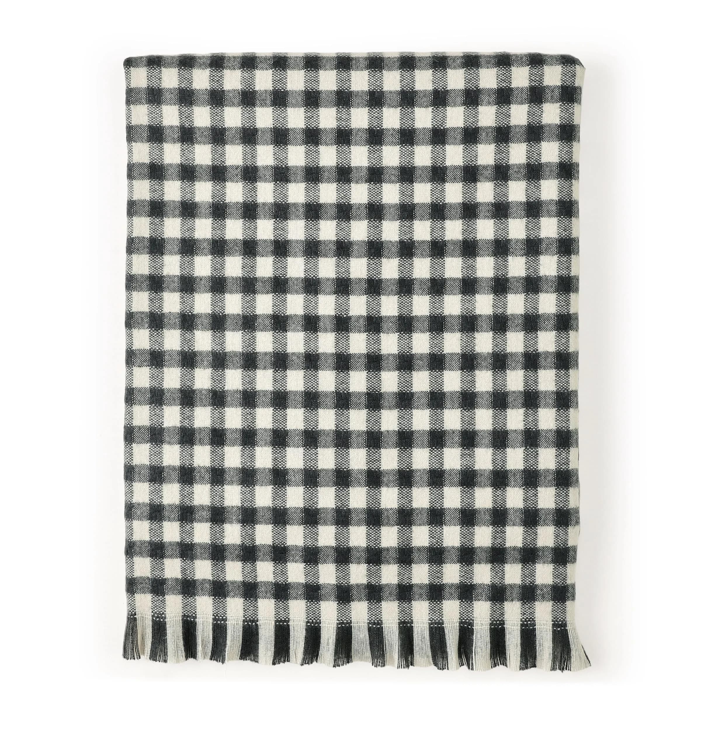 CREVENT Farmhouse Boho Knitted Throw Blanket 50"X60" | Soft Warm Cozy Light Weight for Spring Summer Fall