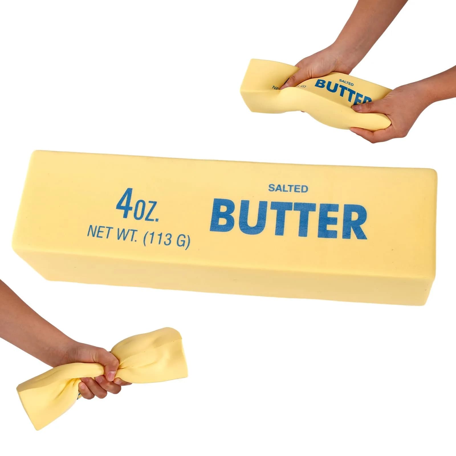 Lyreh Jumbo Butter Stick Squeeze Toy (23.5cm / 9.25in) | Non-Toxic PU Material for Kids 14+ - main product image