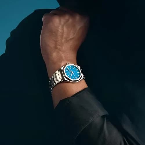 MIDO Multifort 8 One Crown Swiss Automatic Watch for Men 40mm Stainless Steel Case Turquoise Dial thumbnail 4