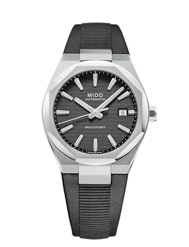 MIDO Multifort 8 One Crown Swiss Automatic Watch 40mm Stainless Steel Black Dial thumbnail 1