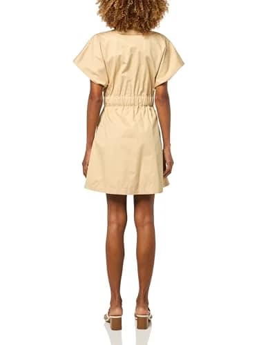 En Saison Cecilla Mini Shirt Dress S | Polished, Versatile Cotton Dress thumbnail 2