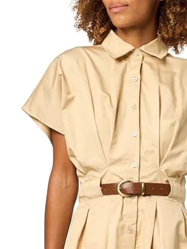 En Saison Cecilla Mini Shirt Dress S | Polished, Versatile Cotton Dress thumbnail 3