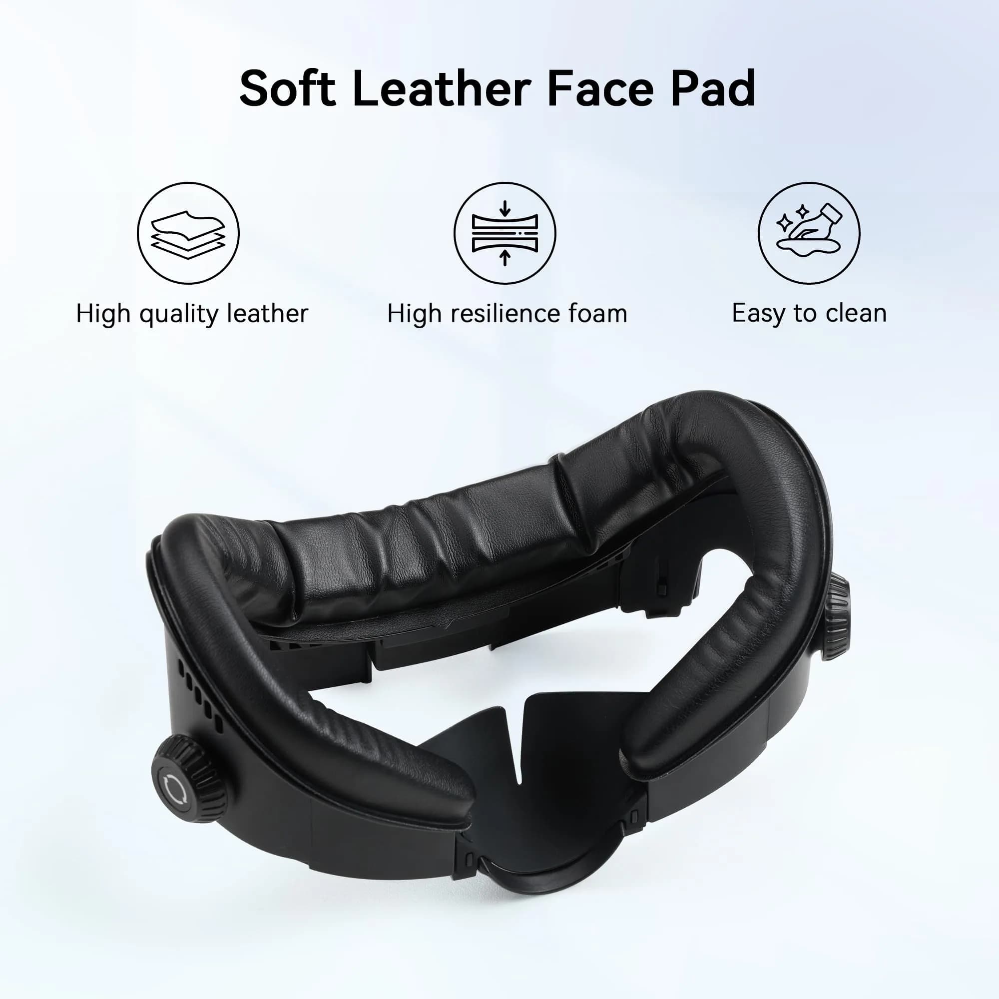AMVR FC4L Facial Interface with Knob Adjustment for Meta Quest 3 — Black, 1-Pack | Improves Comfort & FOV - view 6