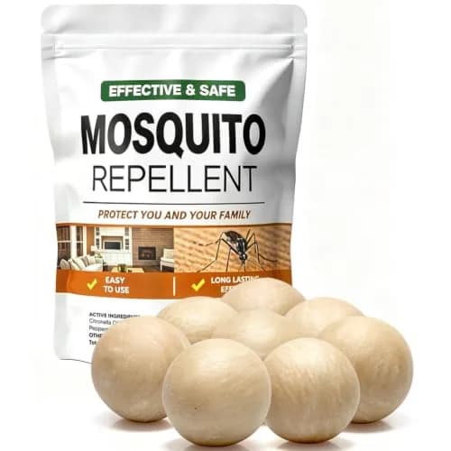 AUDQQM Mosquito Repellent Balls 8-Pack | Long-Lasting Outdoor & Indoor Protection thumbnail 1
