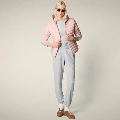 Save The Duck Daisy Lightweight Animal-Free Windproof Water-Repellent Jacket | Blush Pink, Medium thumbnail 3