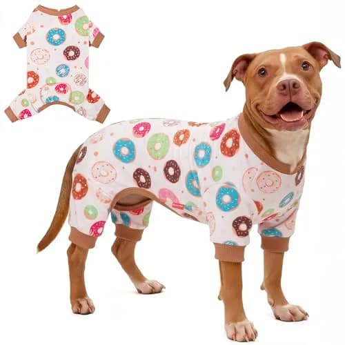 KYEESE Velvet Dog Pajamas for Large Dogs XXXL | Soft, Breathable & Cozy for Indoor Comfort thumbnail 1