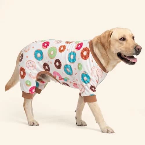 KYEESE Velvet Dog Pajamas for Large Dogs XXXL | Soft, Breathable & Cozy for Indoor Comfort thumbnail 6
