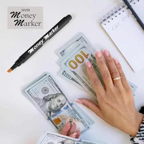 HVM Counterfeit Money Detector Pen (500 Pack) | Detect Fake Bills with Special Ink thumbnail 3