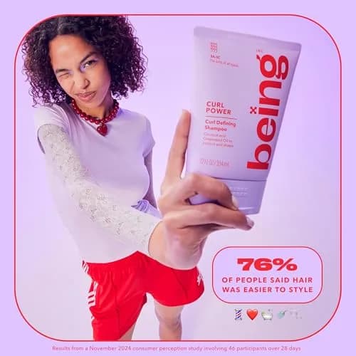 being CURL POWER Curl Defining Shampoo & Conditioner Set 354mL | Hydrates & Defines Type 3A–3C Curls thumbnail 8