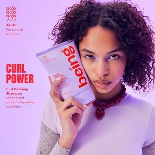 being CURL POWER Curl Defining Shampoo & Conditioner Set 354mL | Hydrates & Defines Type 3A–3C Curls thumbnail 2