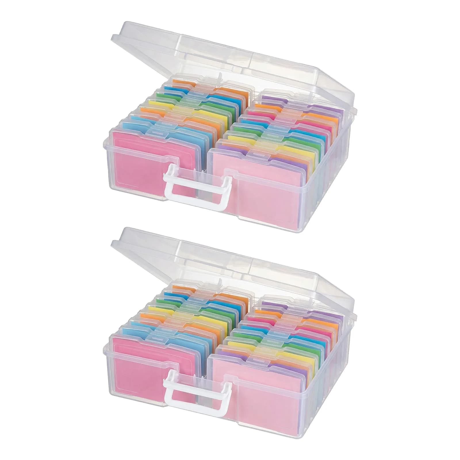 novelinks Photo Storage Box with 16 Inner Containers | 1600 Photo Capacity, 39.5cm x 32.9cm x 26.7cm - main product image