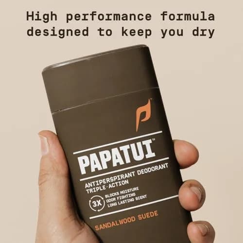PAPATUI by Dwayne Johnson Antiperspirant Sandalwood Suede 2.6 oz | Long-lasting sweat & odor control thumbnail 4