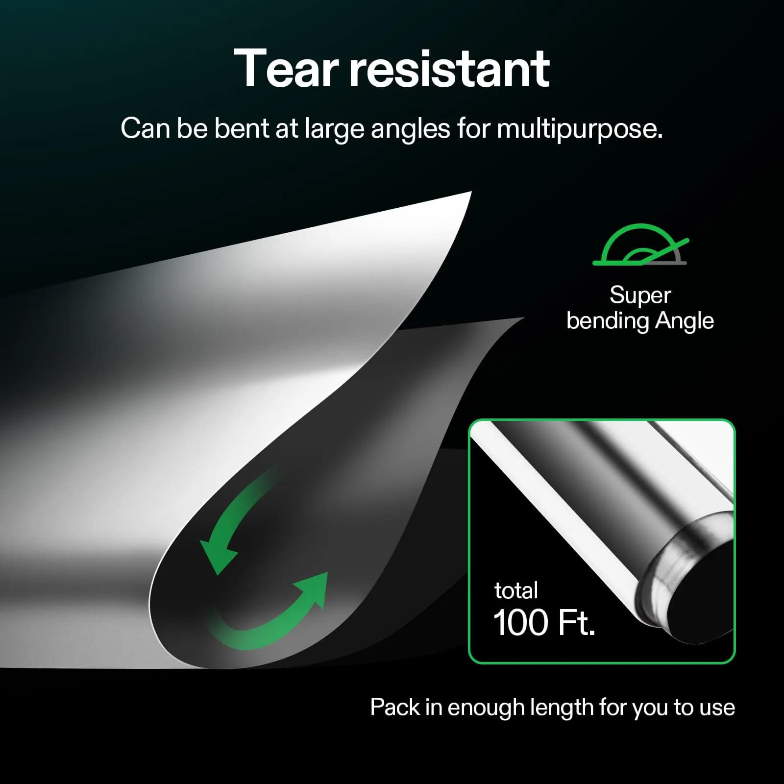 VIVOSUN 4FT x 100FT Highly Reflective Mylar Film Roll (Pack of 2) | 95% Reflectivity Grow Tent Liner - main product image