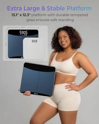 Ovutek 600lb Digital Body Weight Scale with Weight Trends & Large LED Display | 272 kg (600 lb) Capacity, 0.05 kg Accuracy thumbnail 5