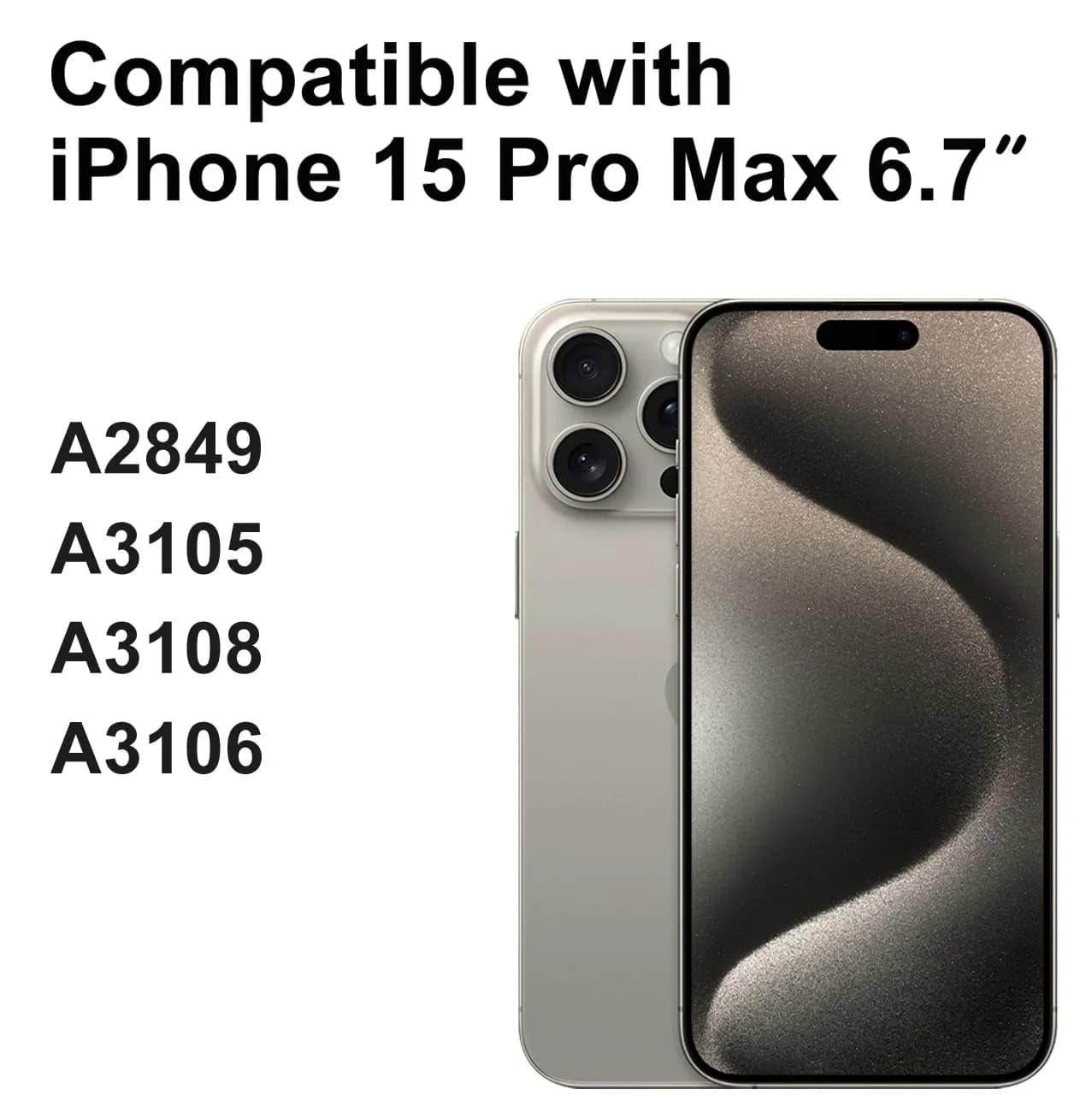 LL TRADER 6.7" LCD Display for iPhone 15 Pro Max with Repair Kit - view 2