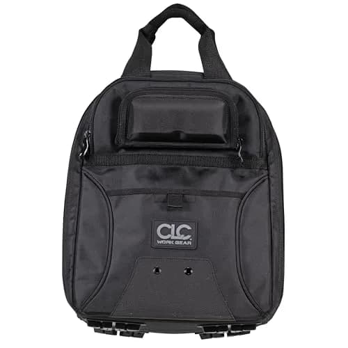 Custom Leathercraft 36-Pocket Tool Backpack Heavy-Duty Ballistic Polyester with Laptop Compartment & Reinforced Glasses Case thumbnail 1