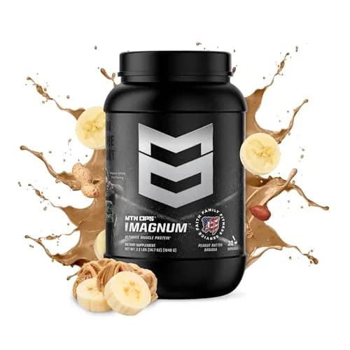 MTN OPS Magnum Whey Protein Powder, Peanut Butter Banana | 2.11 lb | Supports Lean Muscle & Recovery thumbnail 2