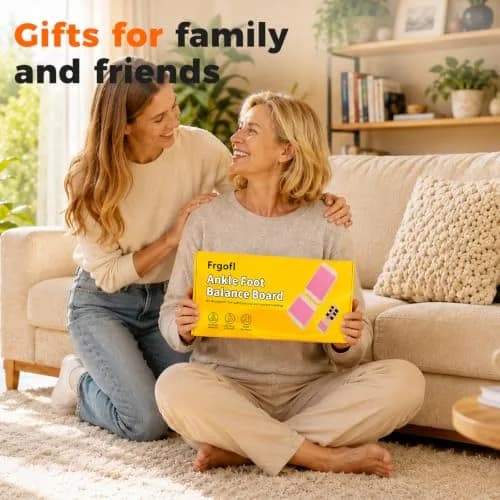 Frgofl Adjustable Balance Board for Ankle Strengthening & Stability, Pink | 360° Movement for Injury Rehab & Core Training thumbnail 8