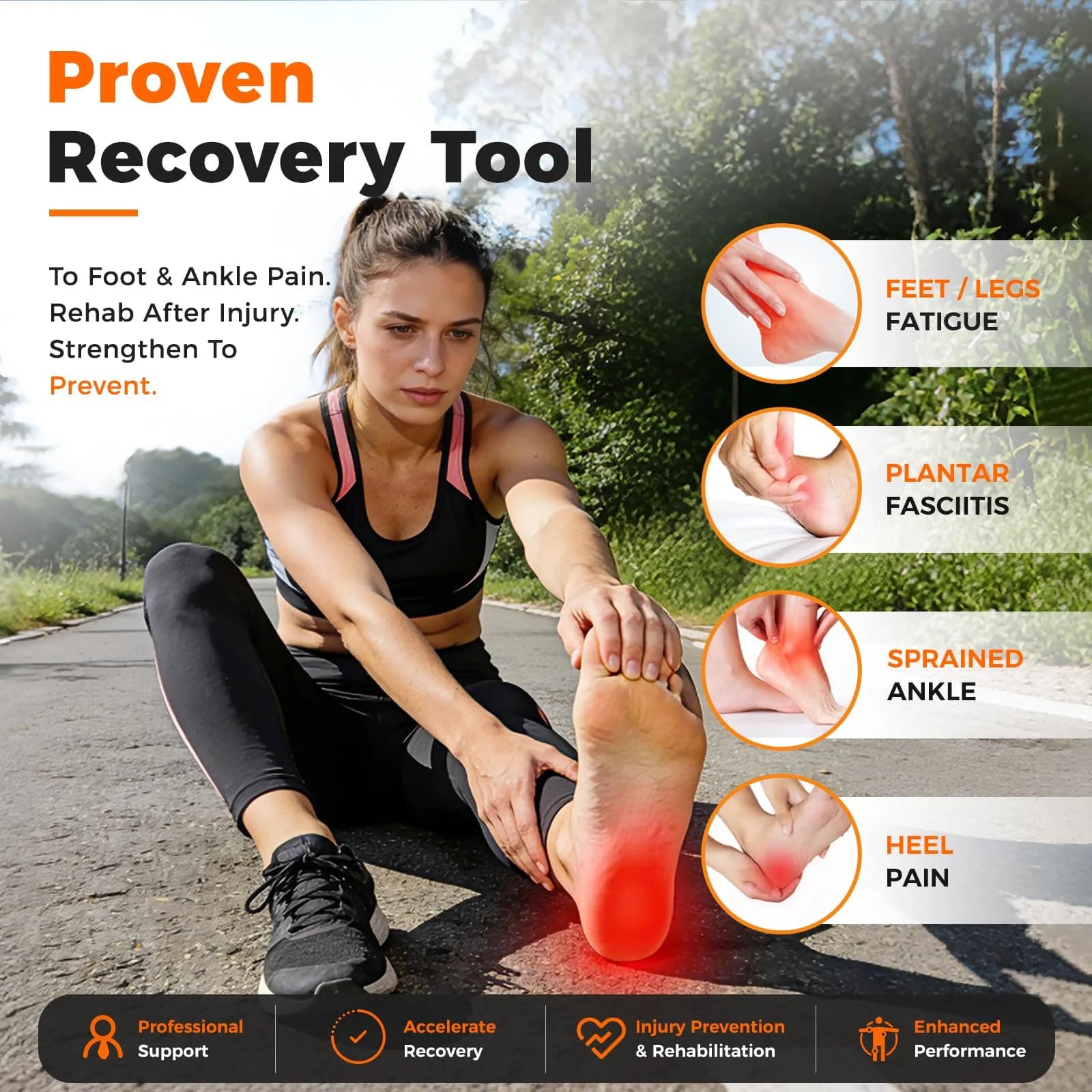 Frgofl Adjustable Balance Board for Ankle Strengthening & Stability, Pink | 360° Movement for Injury Rehab & Core Training - view 2