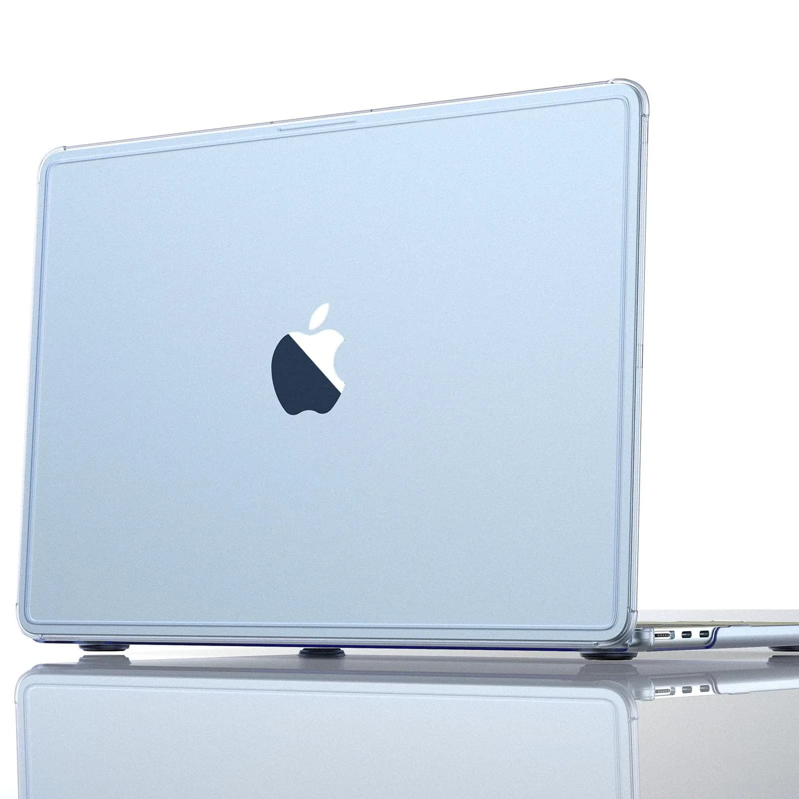 EooCoo Reinforced Anti-Crack Case for MacBook Air 13 inch | Slim, Shockproof & True-to-Device (120 chars) — Sky Blue