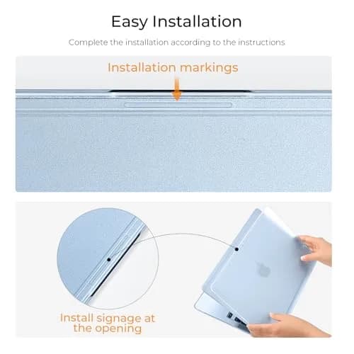 EooCoo Reinforced Anti-Crack Case for MacBook Air 13 inch | Slim, Shockproof & True-to-Device (120 chars) thumbnail 3
