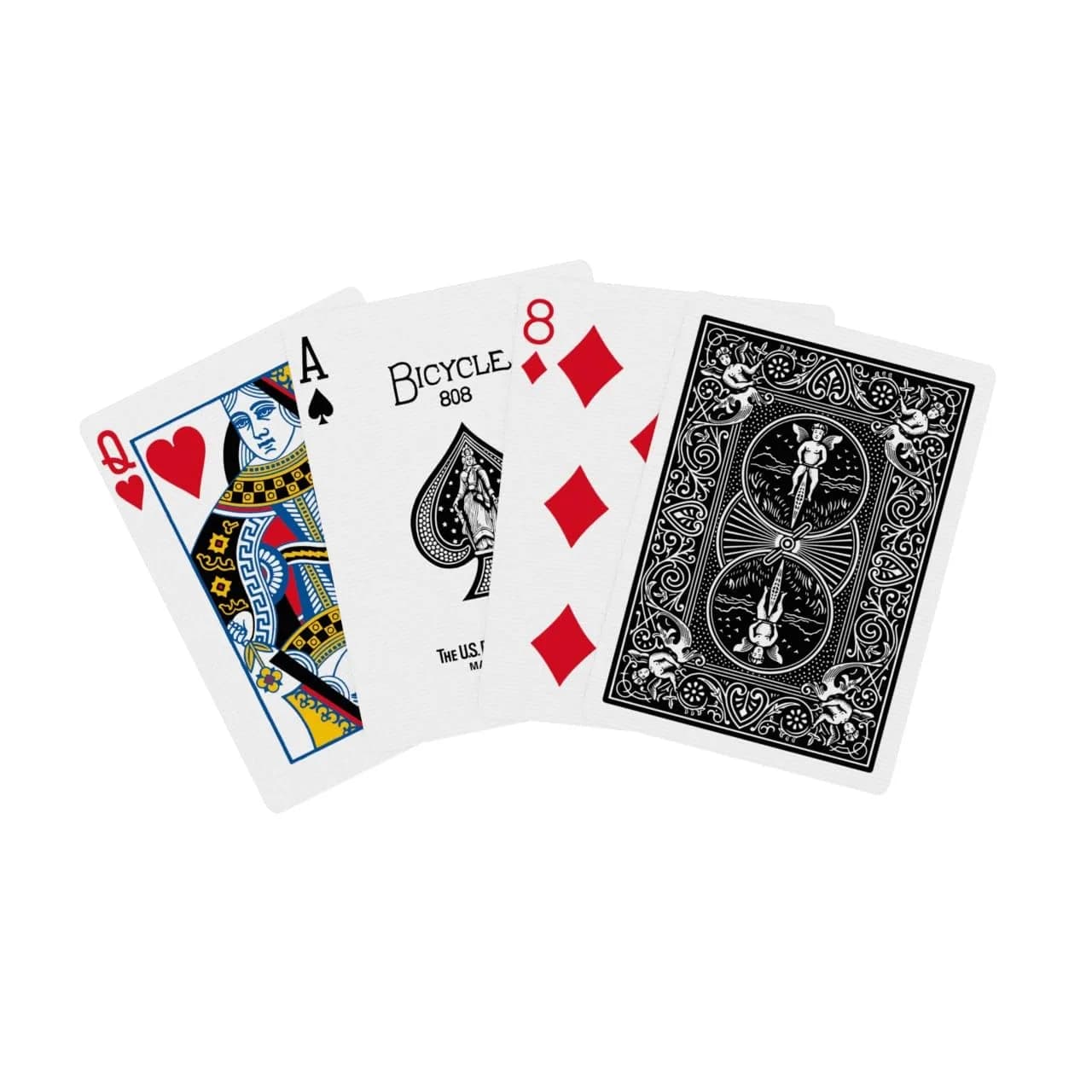 Bicycle 48-Pack Red & Black Rider Back Playing Cards | Standard Index, USA-Made - view 2
