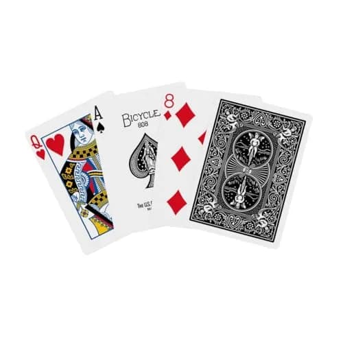 Bicycle 48-Pack Red & Black Rider Back Playing Cards | Standard Index, USA-Made thumbnail 2