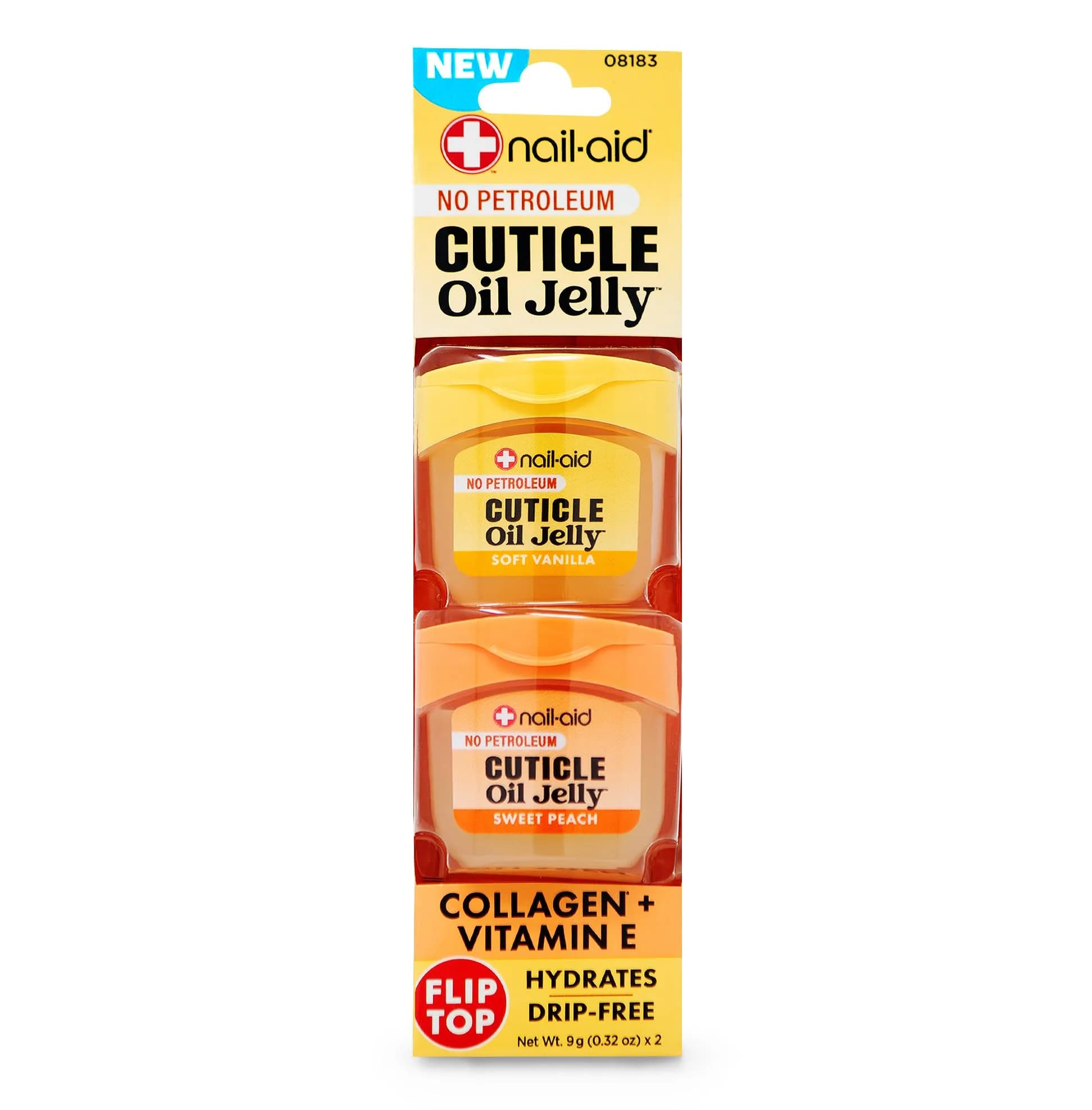 Nail-Aid Cuticle Oil Jelly 0.64 Oz | Non-Drip, Press-On Friendly, Deep Moisturization