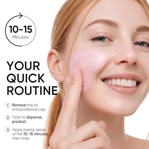 SKINTIFIC Rose PDRN Clay Mask Stick with Niacinamide & Alpha-Arbutin 30g (1.06 oz) | Deep Pore Cleansing for Oily & Dull Skin thumbnail 7