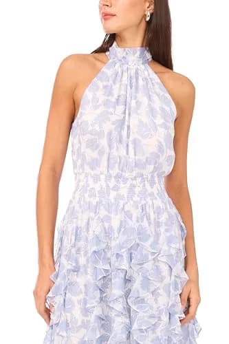 1.STATE Flounce Cascading Maxi Dress | Elegant Maxi Silhouette with Flounce Details (max 120 chars) thumbnail 2