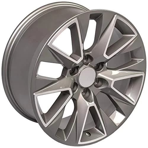 OE Wheels CV26 20x9 Silver Wheels | 6x139.7 Bolt Pattern, 28ET Offset, 275/55R20 TBB Tires thumbnail 4