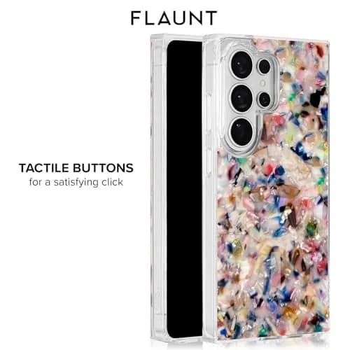 FLAUNT Square Samsung Galaxy S26 Ultra Case - Confetti Tortoise Shell | Shockproof & Magnetic thumbnail 6