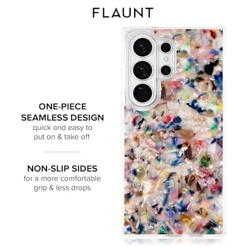 FLAUNT Square Samsung Galaxy S26 Ultra Case - Confetti Tortoise Shell | Shockproof & Magnetic thumbnail 8